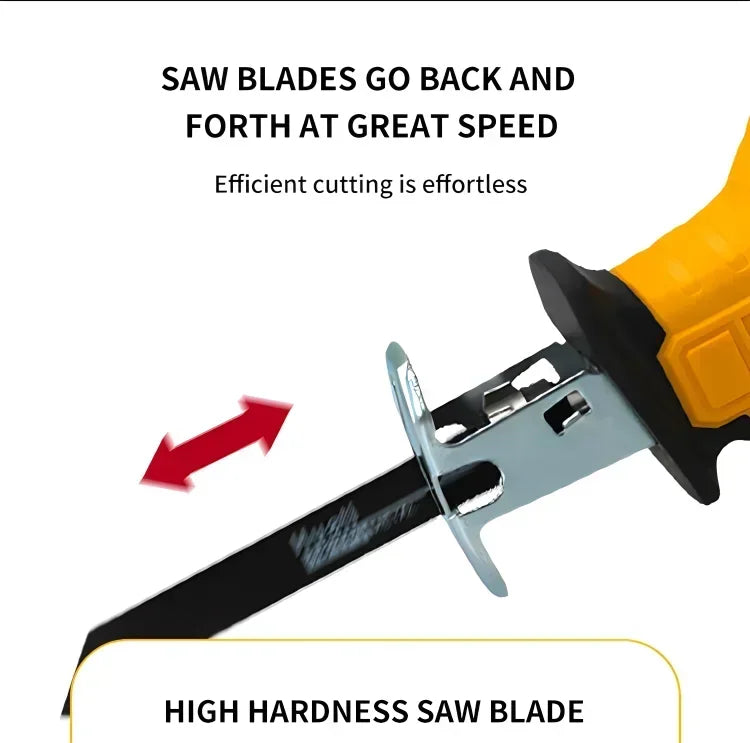 Fierăstrău alternativ fără fir DEWALT 20V Brushless – Fierăstrău electric multifuncțional pentru tăierea metalului, lemnului și țevilor, viteză 2800RPM, unealtă electrică profesională