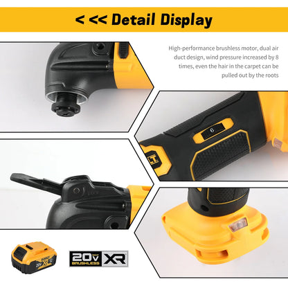 Sculă multifuncțională DEWALT fără perii, cu eliberare rapidă – Mașină electrică reîncărcabilă pentru tăiere și prelucrare de precizie