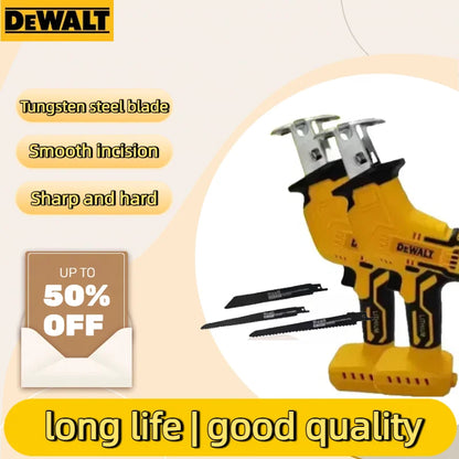 Fierăstrău reciproc fără fir DEWALT 20V Brushless – 2800 RPM / 3999 W, proiectat pentru tăierea metalului, lemnului și țevilor – sculă electrică de performanță
